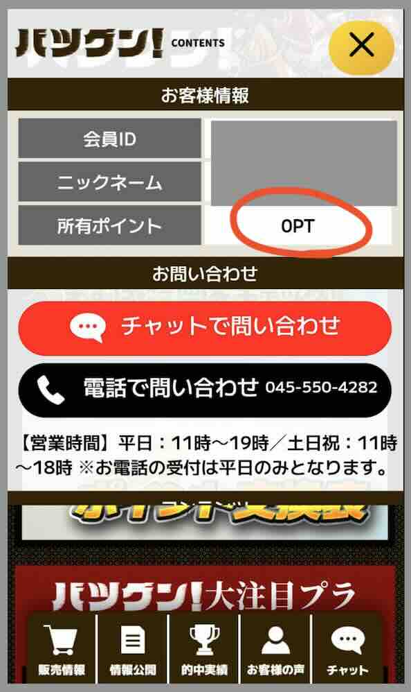バツグンのポイント還元
